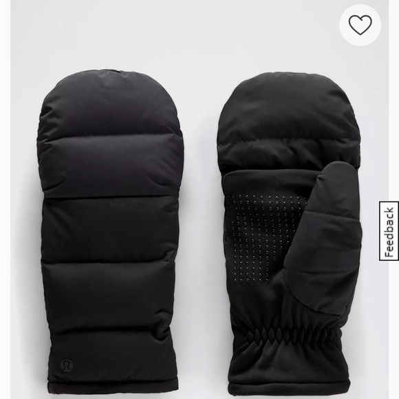 lululemon athletica Dark Gray Padded Gloves - Picture 1 of 1